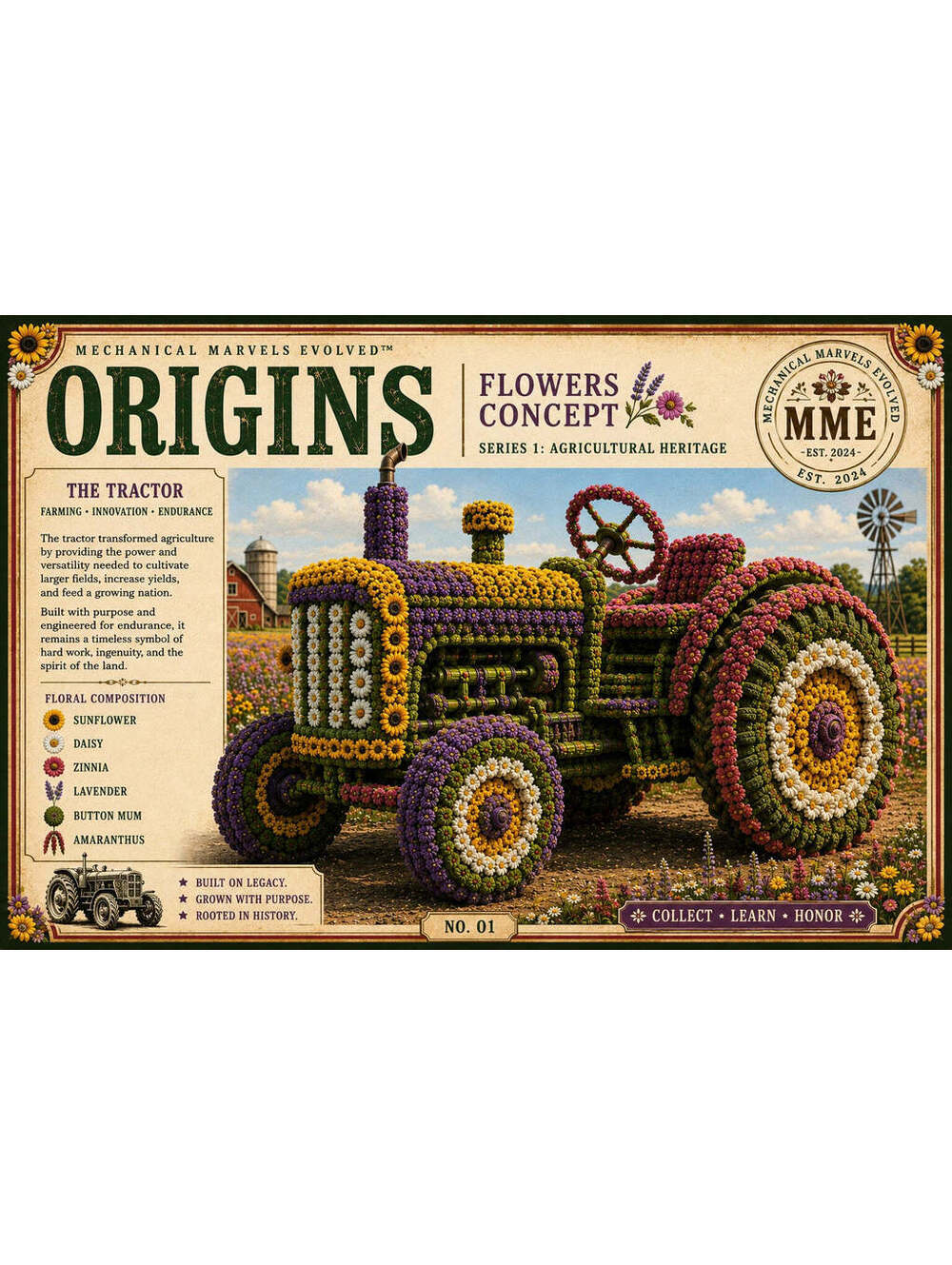 4660 Tractor Farm Mode 8x10 Glossy Print